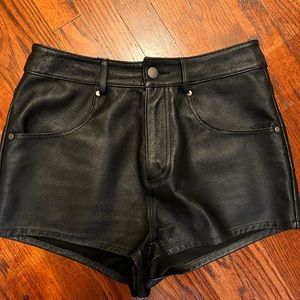 BDG Leather Shorts